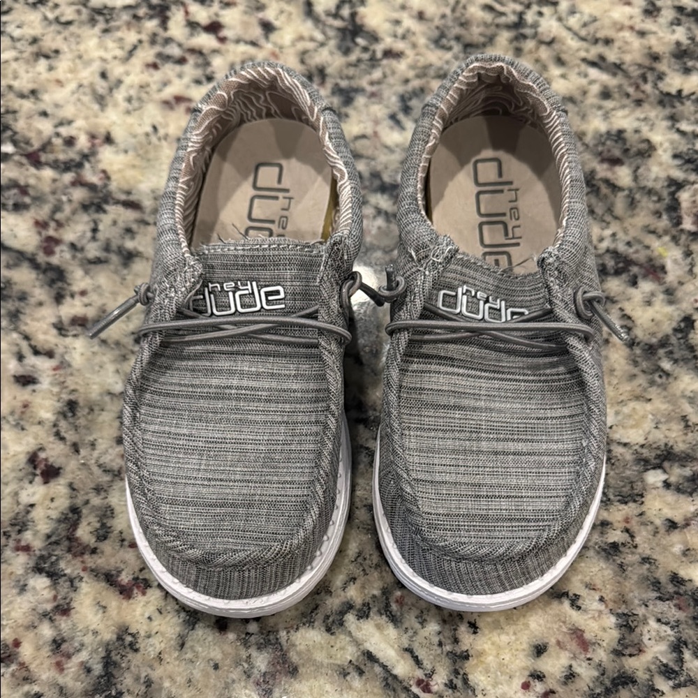 Hey Dude Kids Gray Shoes Size 10